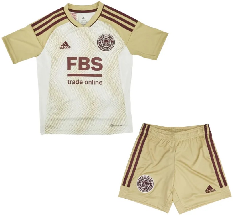 Kit infantil III Leicester City 2022 2023 Adidas oficial